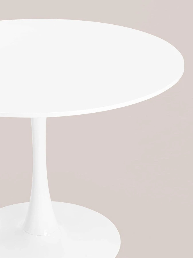 Стол Tulip D100 белый - фото 4