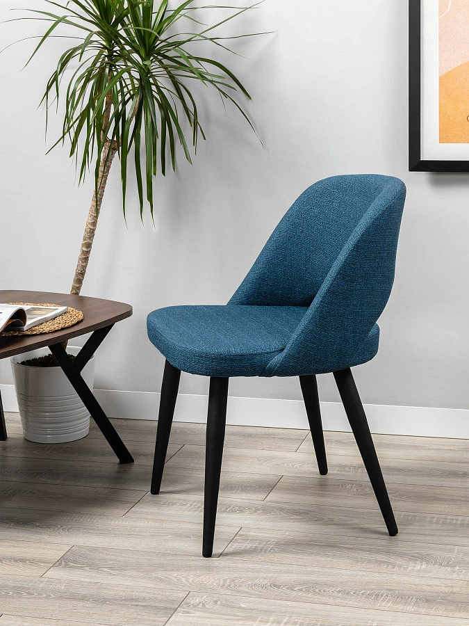 Стул Lars БлюАрт/Черн - фото 11