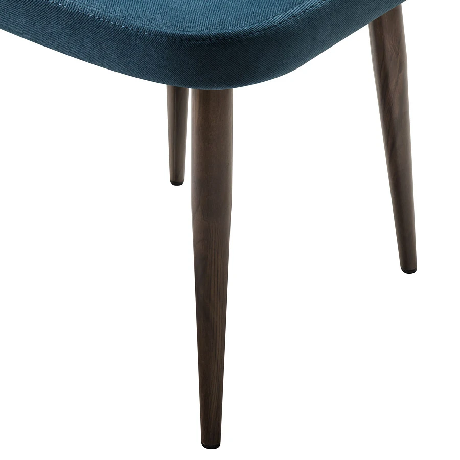 Стул Ledger Diag blue/т. орех - фото 6