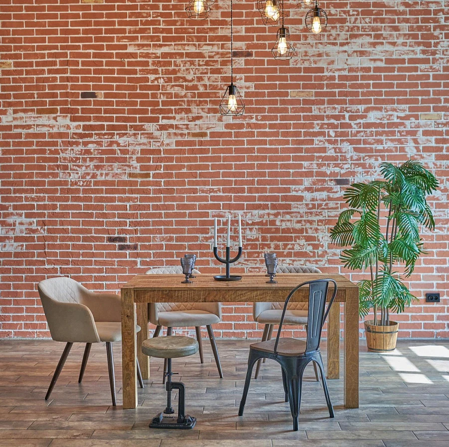 Обеденный стол массив СУНДАР ГРЕЙ 1,5м brs-086 - фото 9