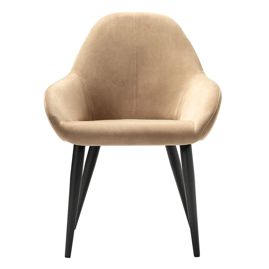 Кресло Kent Diag beige/черный - фото 3