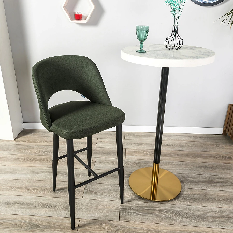 Кресло Бар.Lars тёмно-зеленый/черный - фото 8