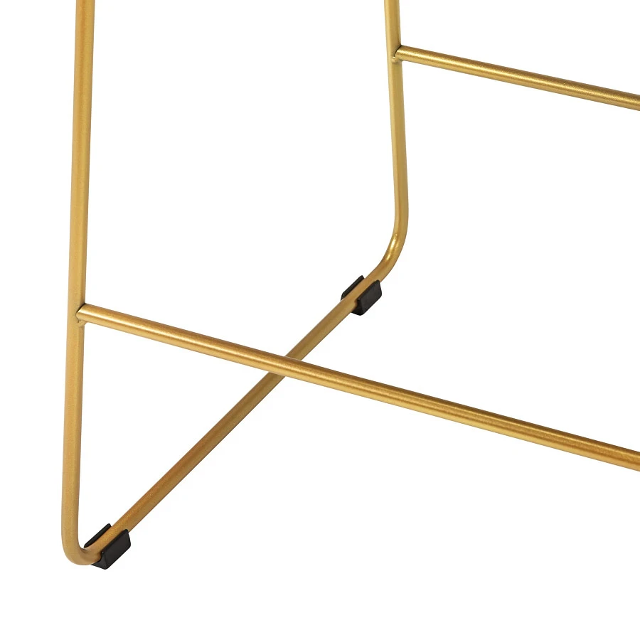 Кресло полубар Kent тёмно-серый/Линк золото - фото 7