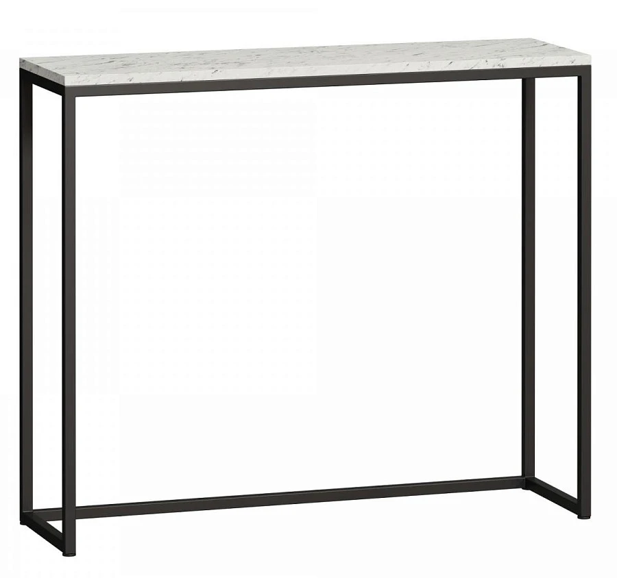 Стол консольный Мальборк Мрамор Сноу лофт