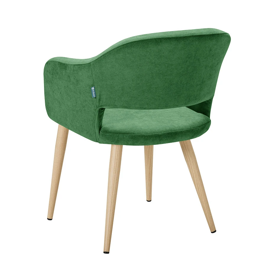 Кресло Oscar зеленый/нат.дуб - фото 3