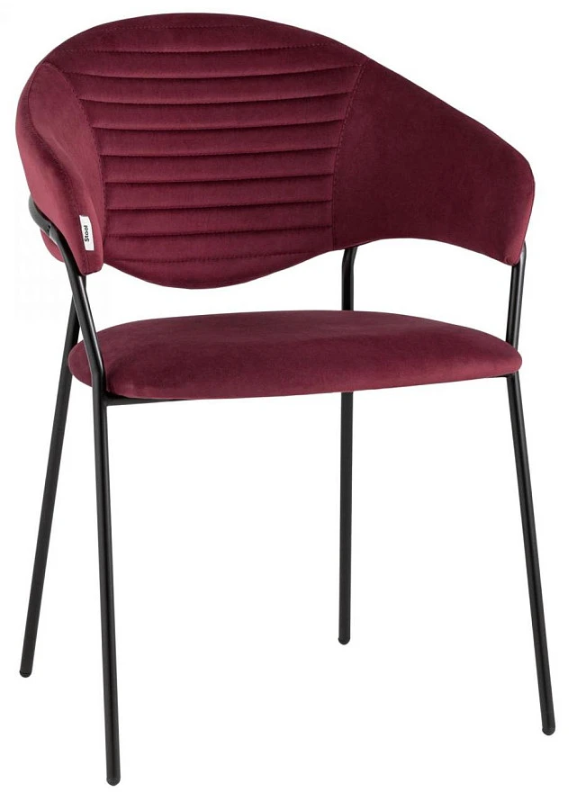 Стул Алексис велюр винный