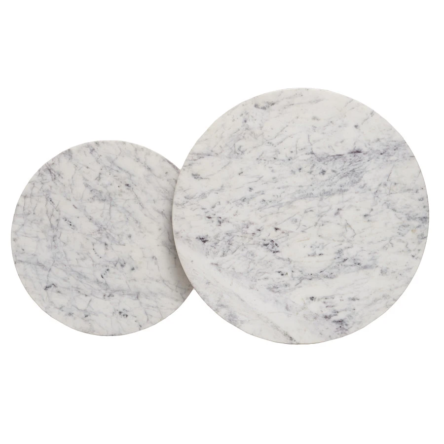 Столики из мрамора, набор БРУНИ Вайт - фото 5