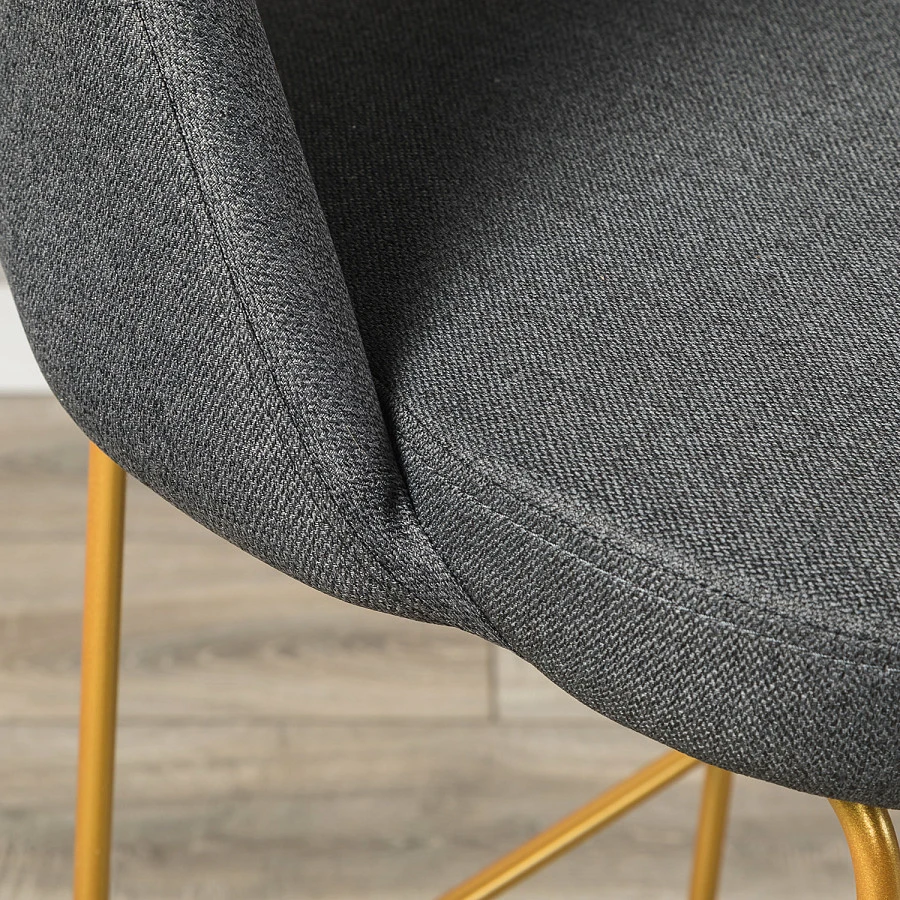 Кресло Бар. Lars тёмно-серый/Линк золото - фото 10