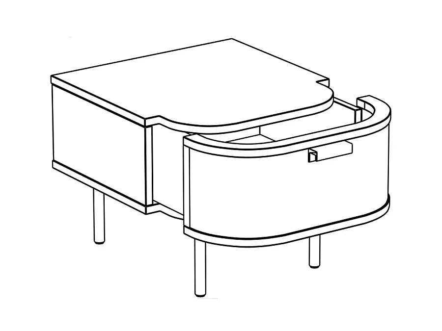 Тумба прикроватная Male - фото 5