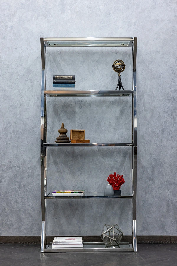 Стеллаж Glossy Silver 2x0.9x0.35м - фото 6