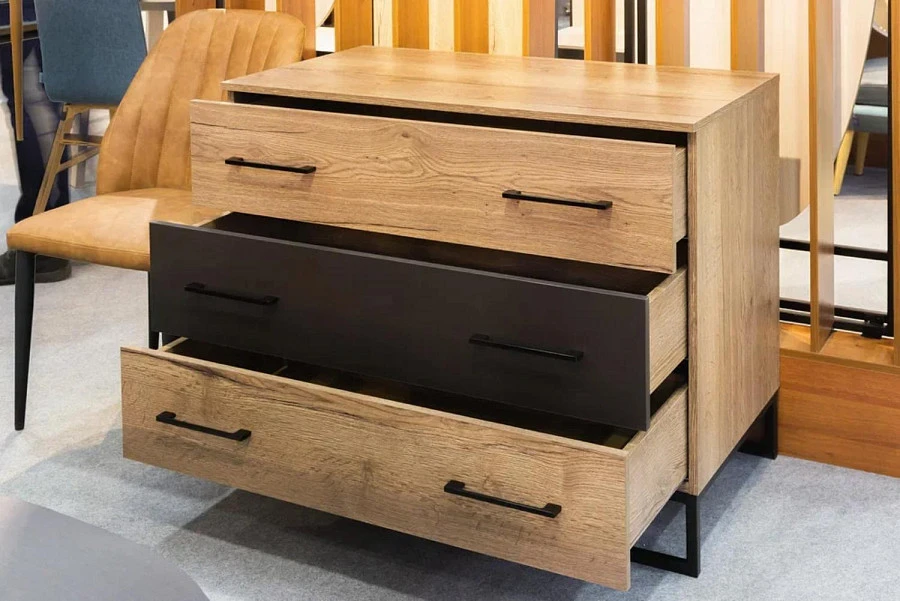 Комод с 3 ящиками Loft Табак - фото 11