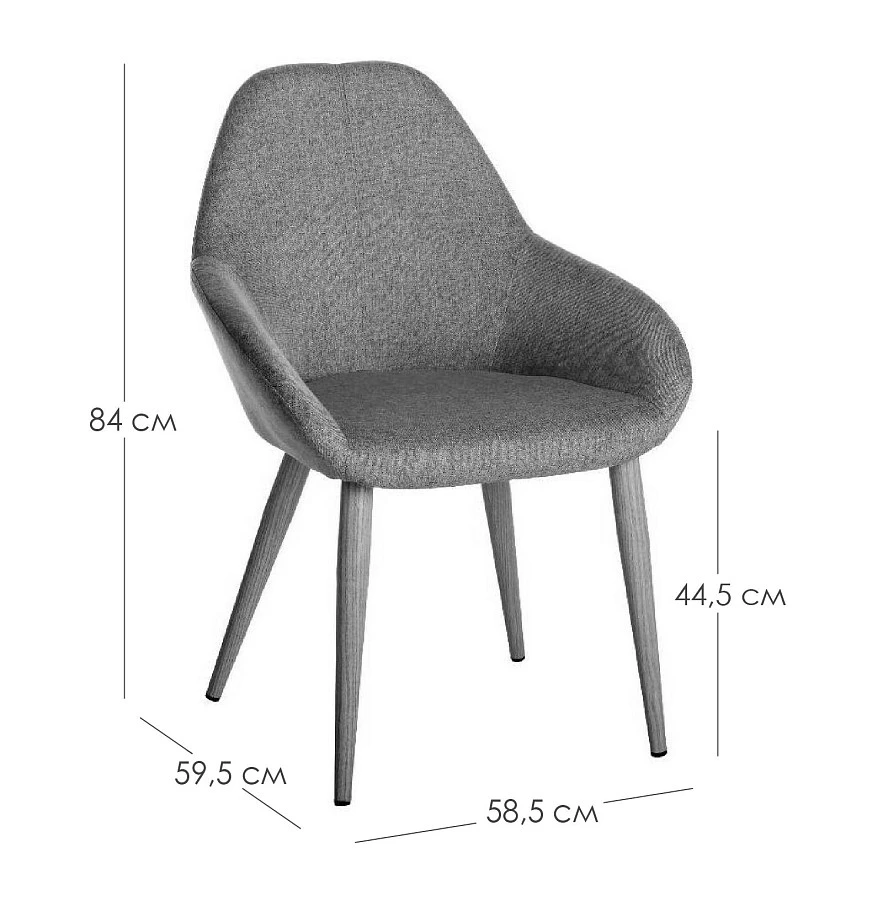 Кресло Kent Грин/ТОрех - фото 2