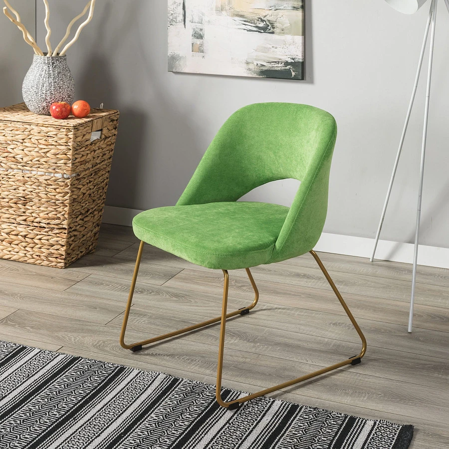 Кресло Lars Green/Линк золото - фото 8