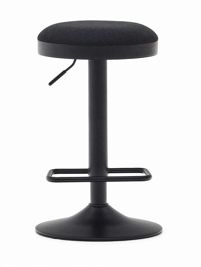 Табурет Zaib из черн. синели/матовой стали - фото 5