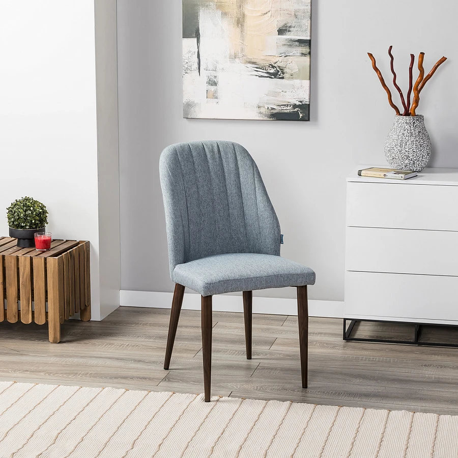 Стул Alen св.серый/т. орех - фото 8