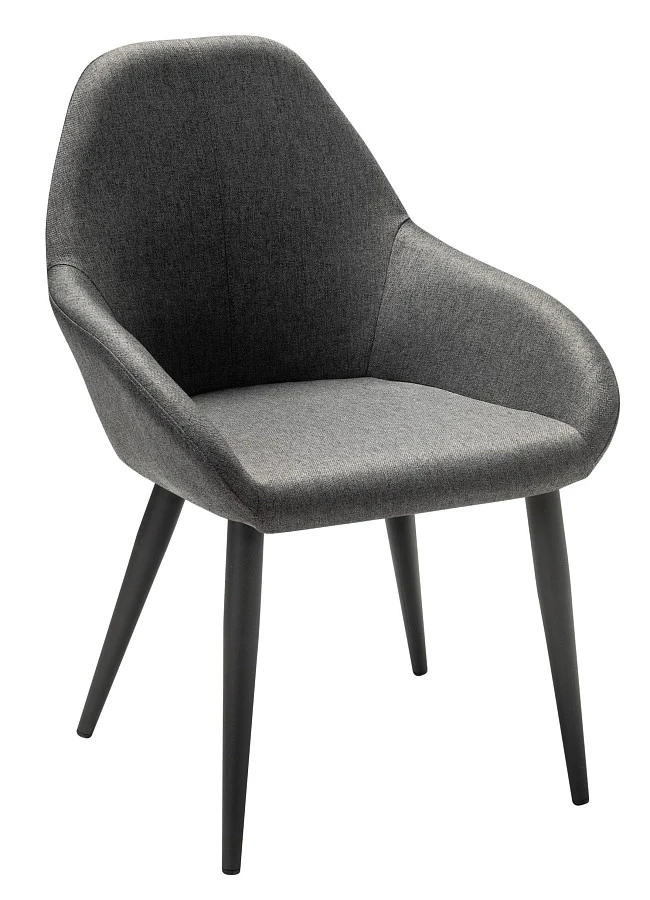 Кресло Kent тёмно-серый/черный