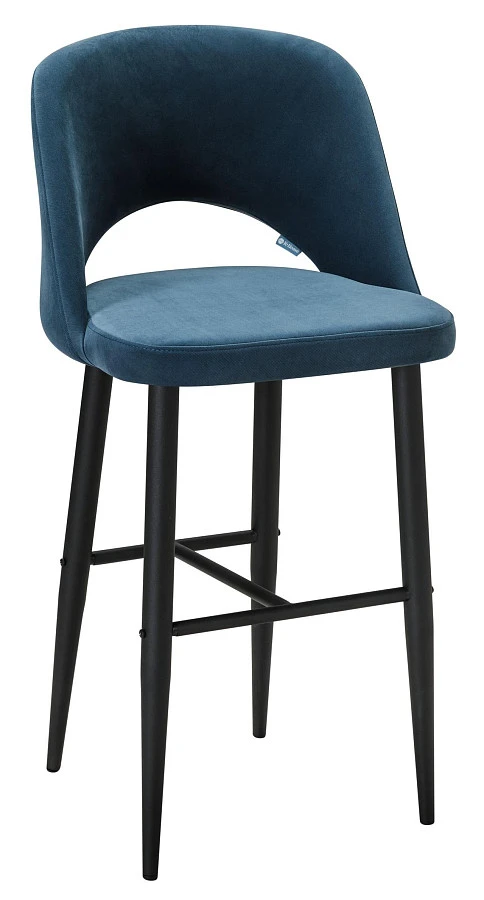 Кресло Бар.Lars Diag blue/черный