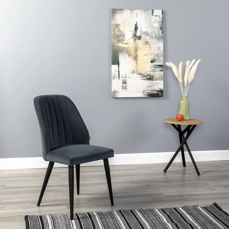 Стул Alen Diag grey/черный - фото 7