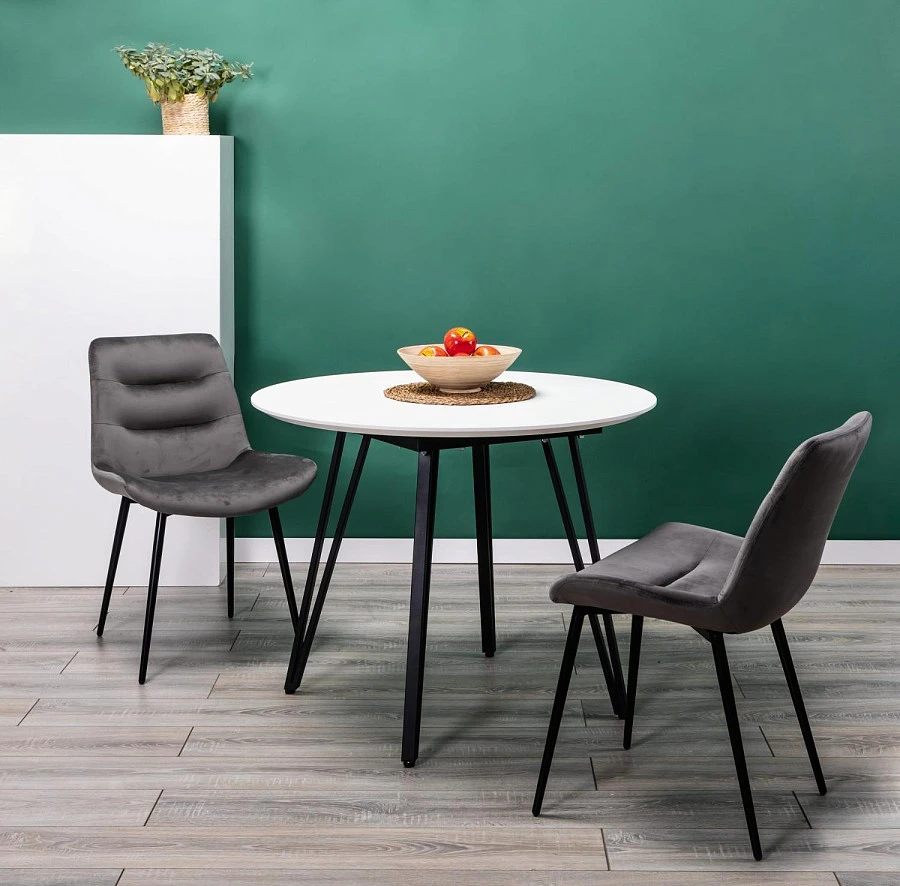 Стол Диего d960 белый со скосом - фото 6