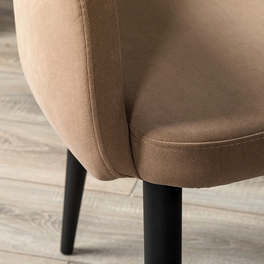 Кресло Ledger Diag beige/черный - фото 11