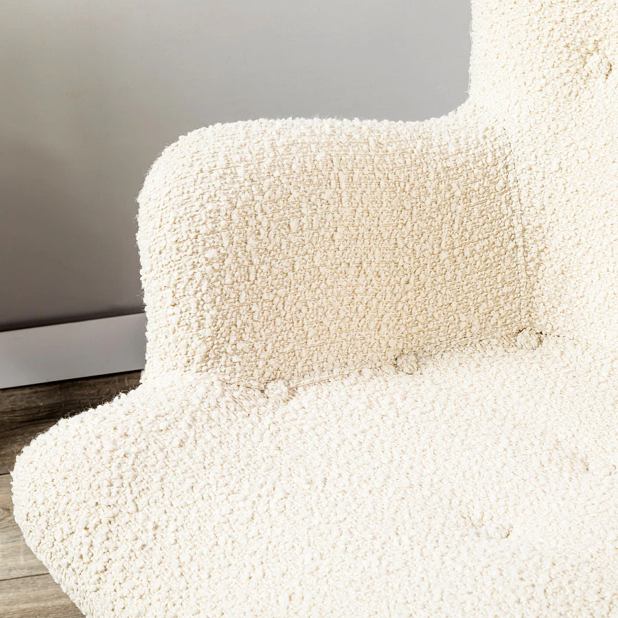 Кресло Хайбэк бежевый/венге - фото 16