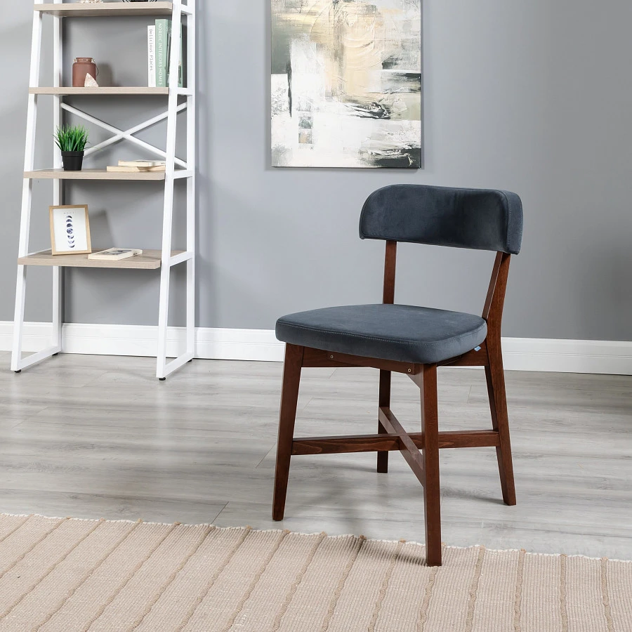 Стул Frank Pro Diag Grey/Темный орех - фото 8