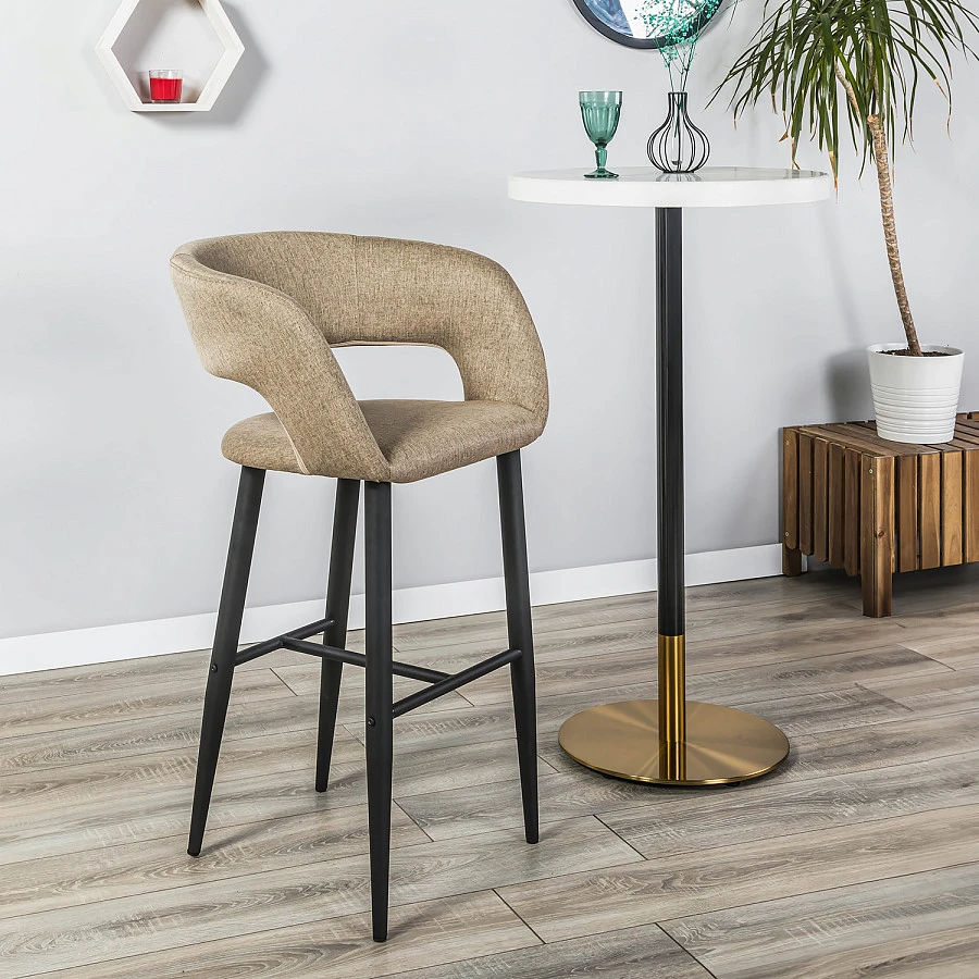 Кресло Бар.Hugs beige/черный - фото 9