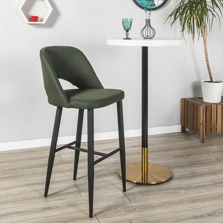 Кресло Бар.Lars тёмно-зеленый/черный - фото 9