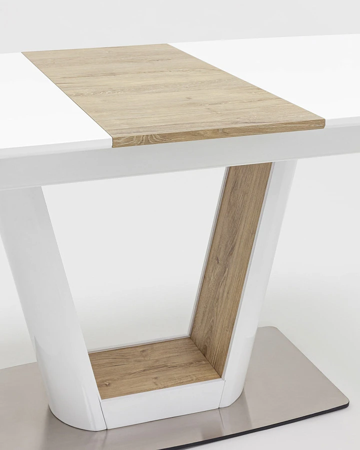 Стол обед. раскладной Атланта 160-200*90 белый - фото 5