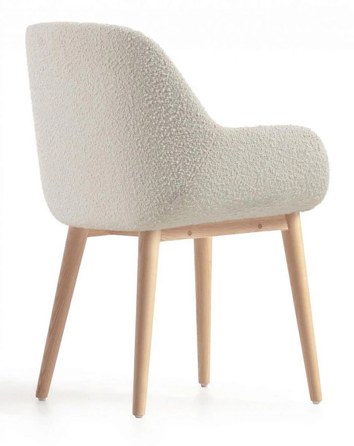 Стул Konna белый/ массив ясеня - фото 4