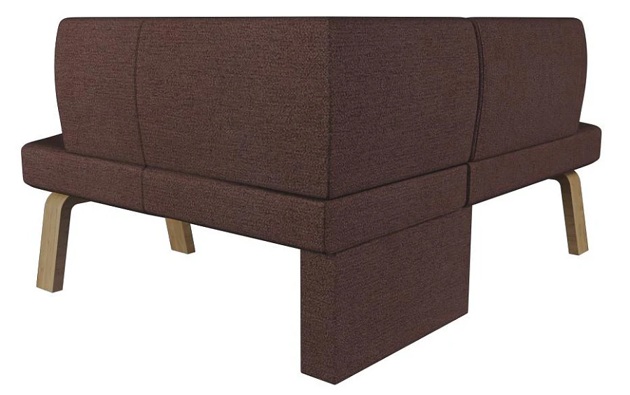 Диван кухон. Pride 158-120 R coffe 1620*1240*830 - фото 2