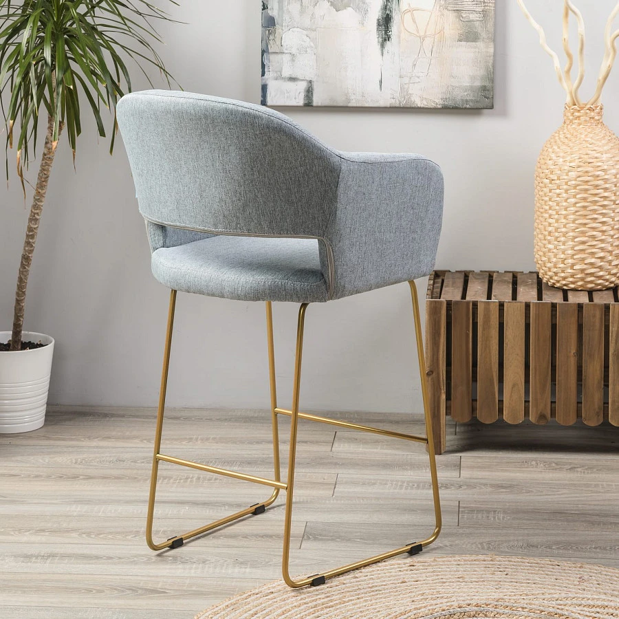 Кресло Полубар Oscar Грей/ЛинкЗолот - фото 11