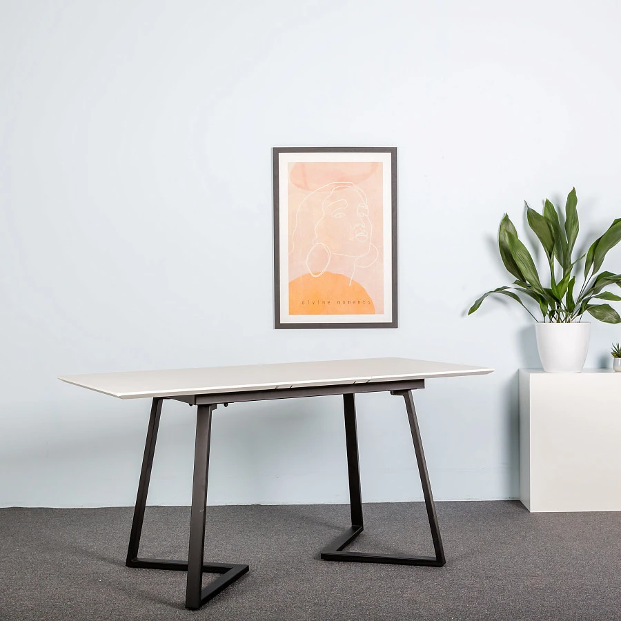 Стол Роналдо раздвиж. 120-160 Белый - фото 10