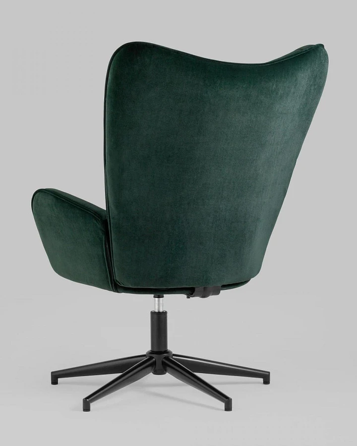 Кресло Филадельфия велюр изумрудный ножка черная - фото 8