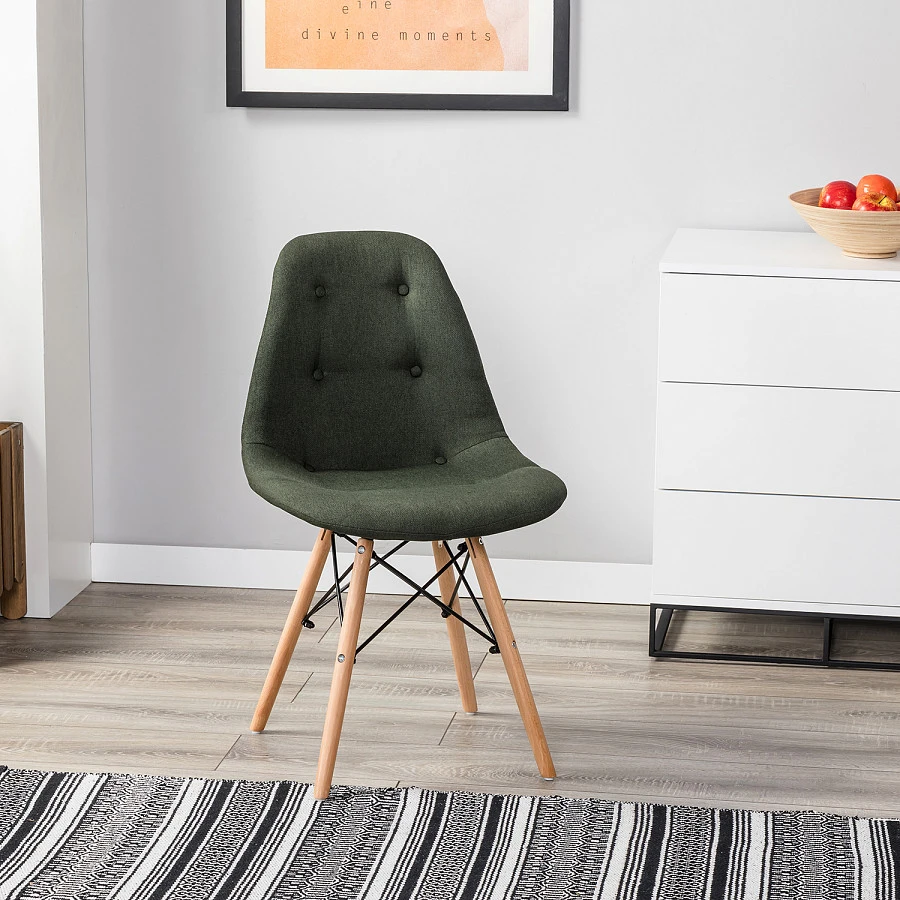 Стул Eames тёмно-зеленый /W - фото 7