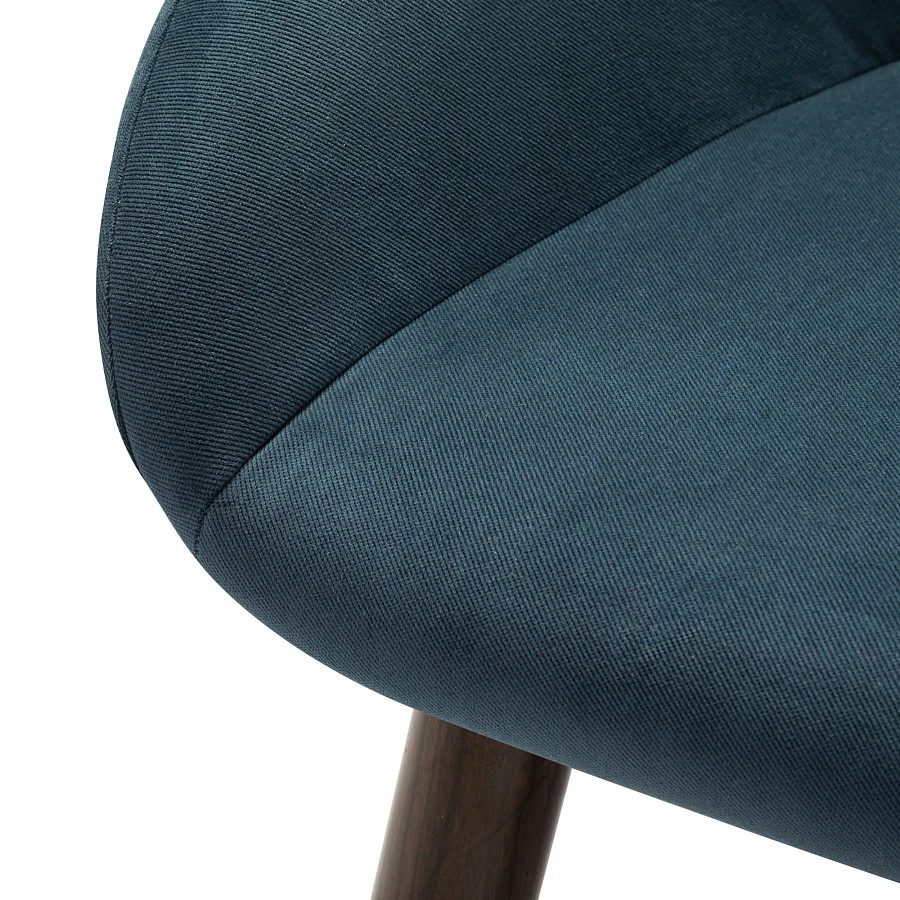 Кресло Kent Diag blue/т.орех - фото 6