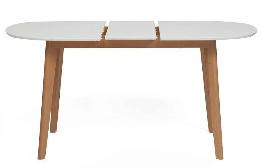 Стол обеденный расклад. BOSCO Белый+Бук - фото 4