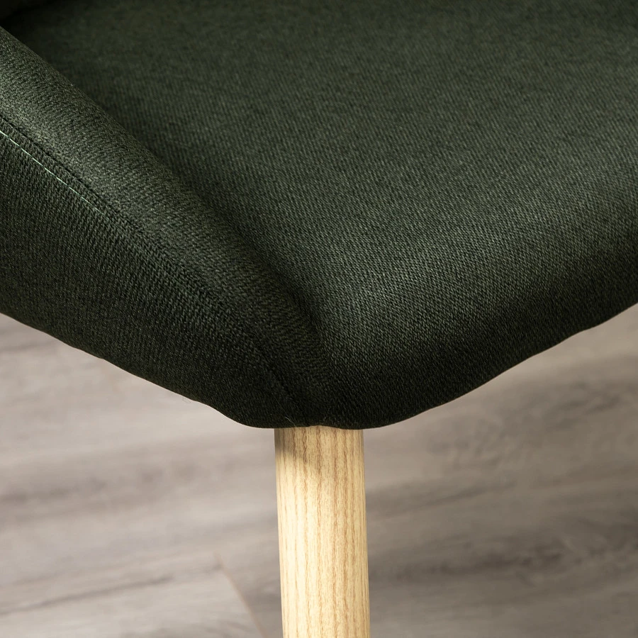 Кресло Kent тёмно-зеленый/нат.дуб - фото 13