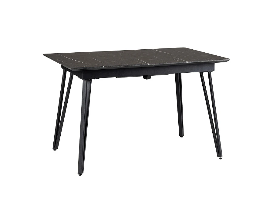 Стол Диего раздвиж. 140-180 Темный мрамор/Бабочка