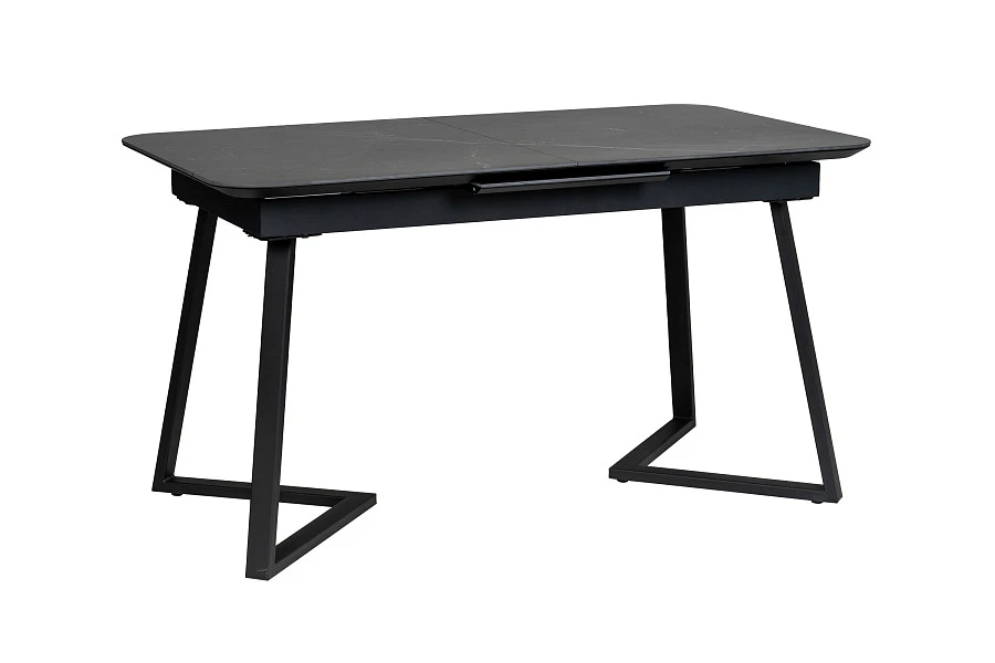 Стол Роналдо раздвиж. 140-180 Керамогранит Темный Мрамор