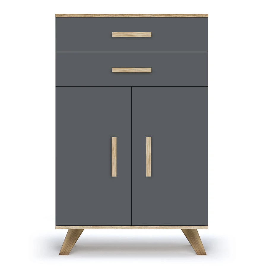 Шкаф низкий Вега Скандинавия Дуб каньон - фото 6