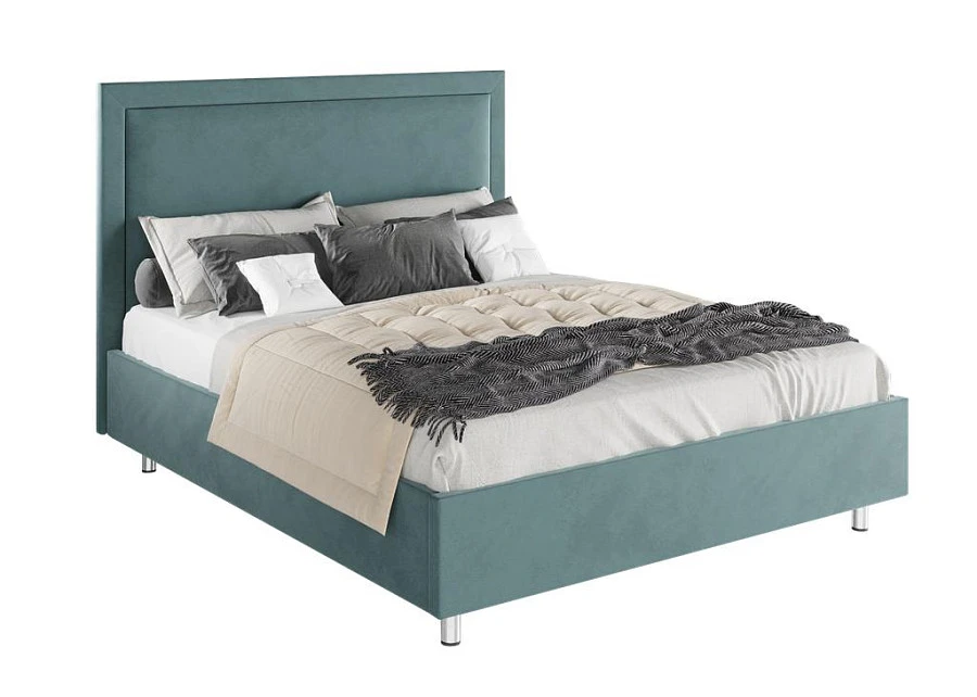 Кровать Юнит  180х200 цвета морской волны