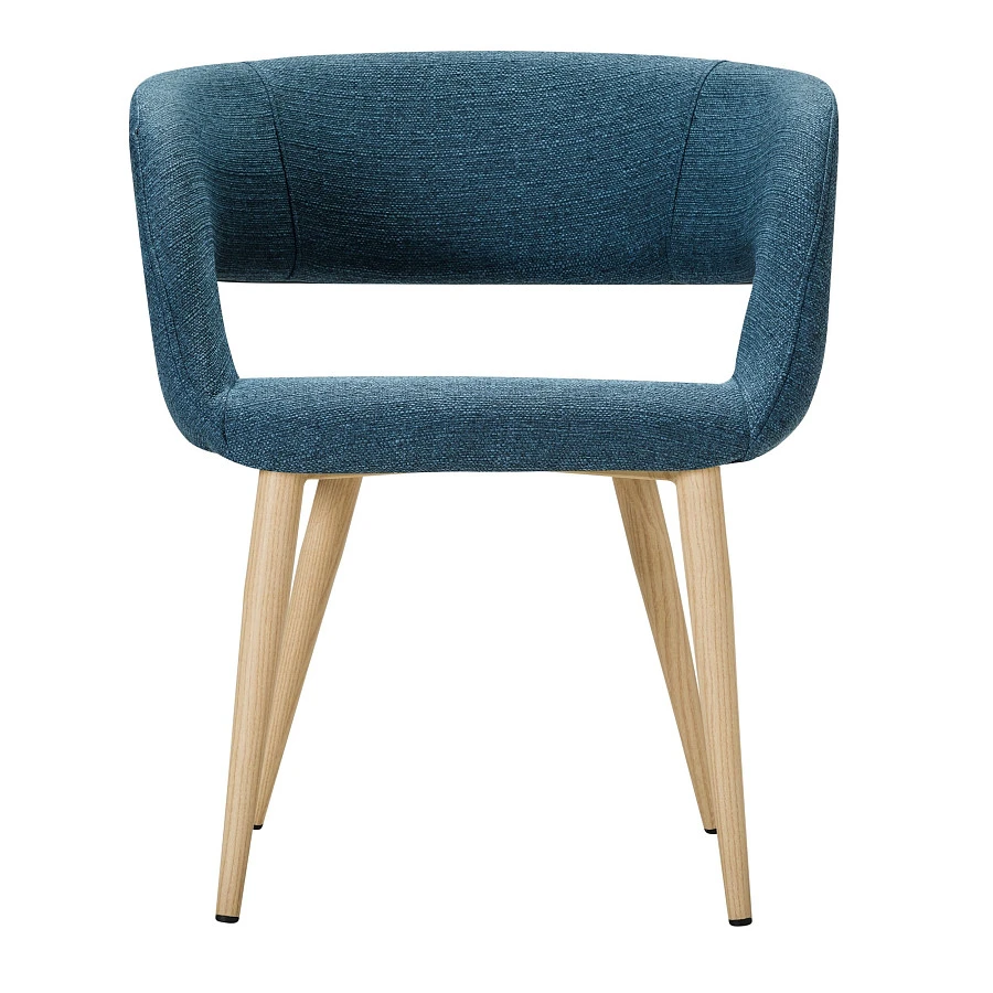 Стул Hugs синий/нат.дуб - фото 3