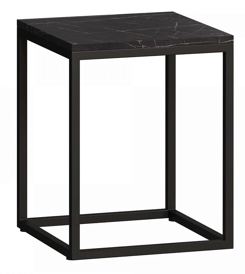 Стол журнальный Мальборк 3 Мрамор Блэк лофт