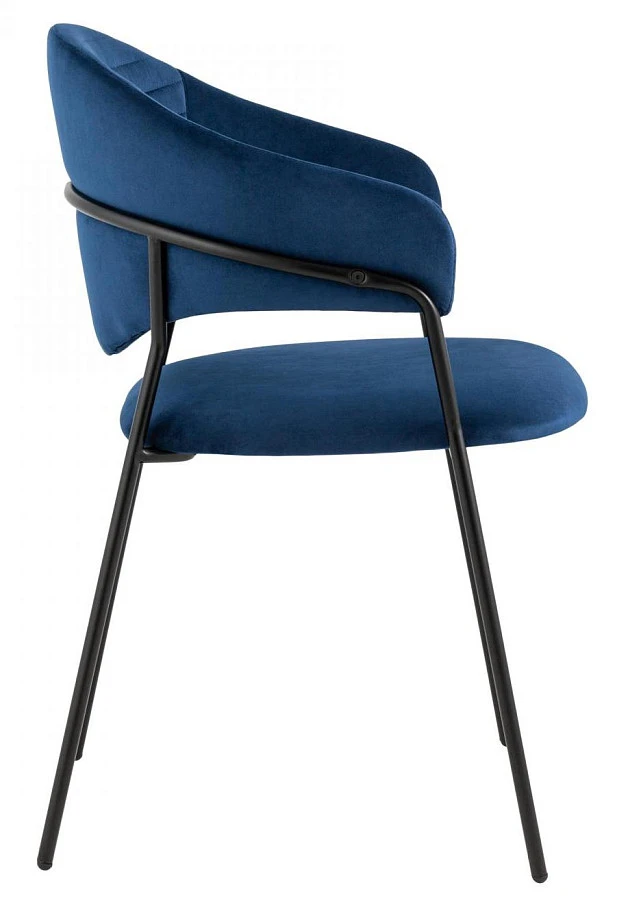 Стул Алексис велюр синий - фото 3