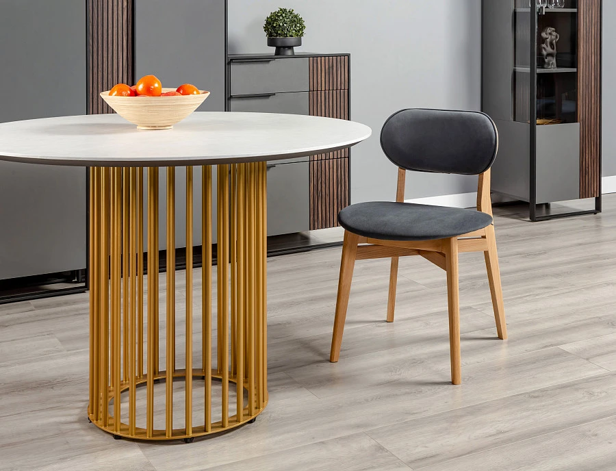 Стол Patrik New д.110 Мрамор Бьянко /Золото - фото 9