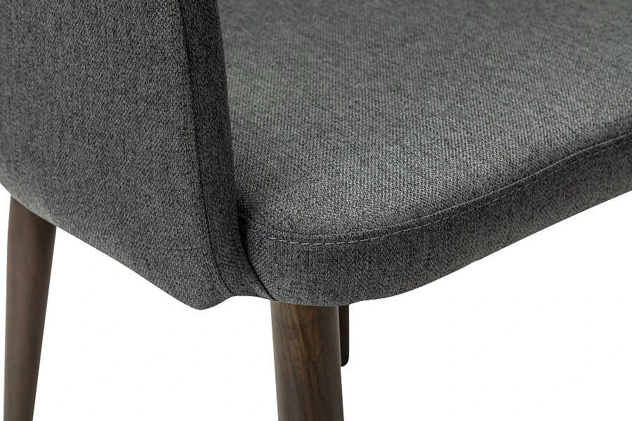 Кресло Ledger темно-серый/т. орех - фото 6