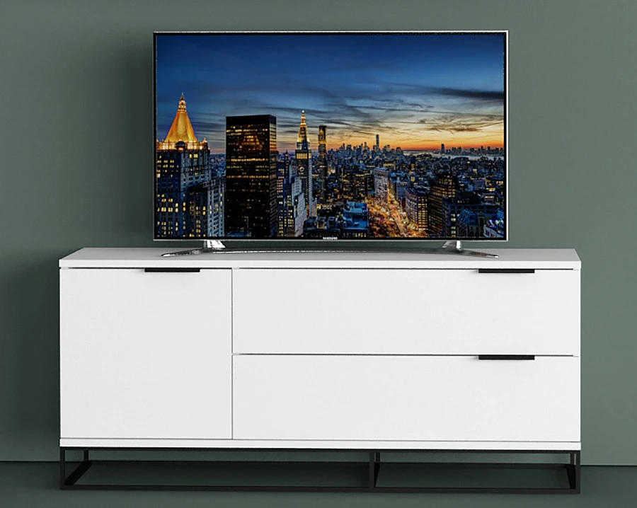 ТВ-бокс City 120 см. белый - фото 4