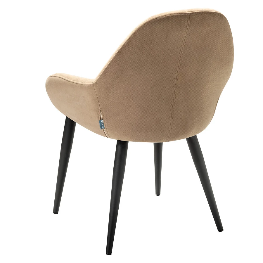 Кресло Kent Diag beige/черный - фото 4