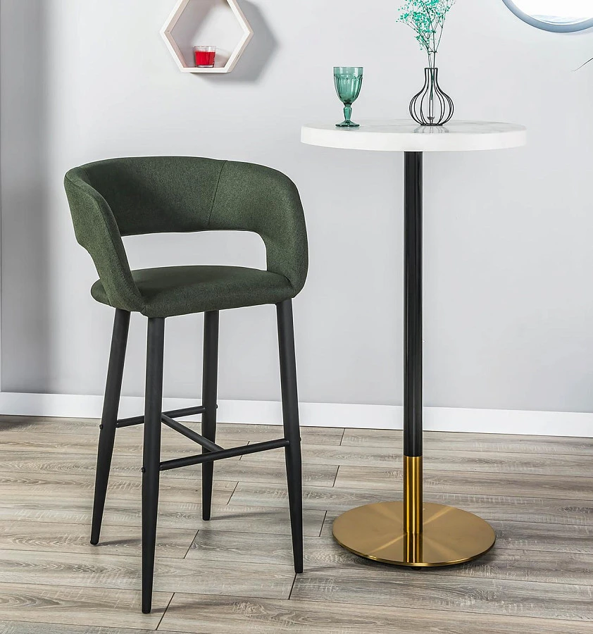 Кресло Бар.Hugs тёмно-зеленый/черный - фото 7